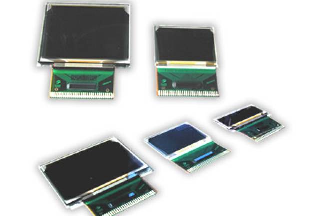 Präzise Bügellötung eines OLED auf einer Leiterplatte.